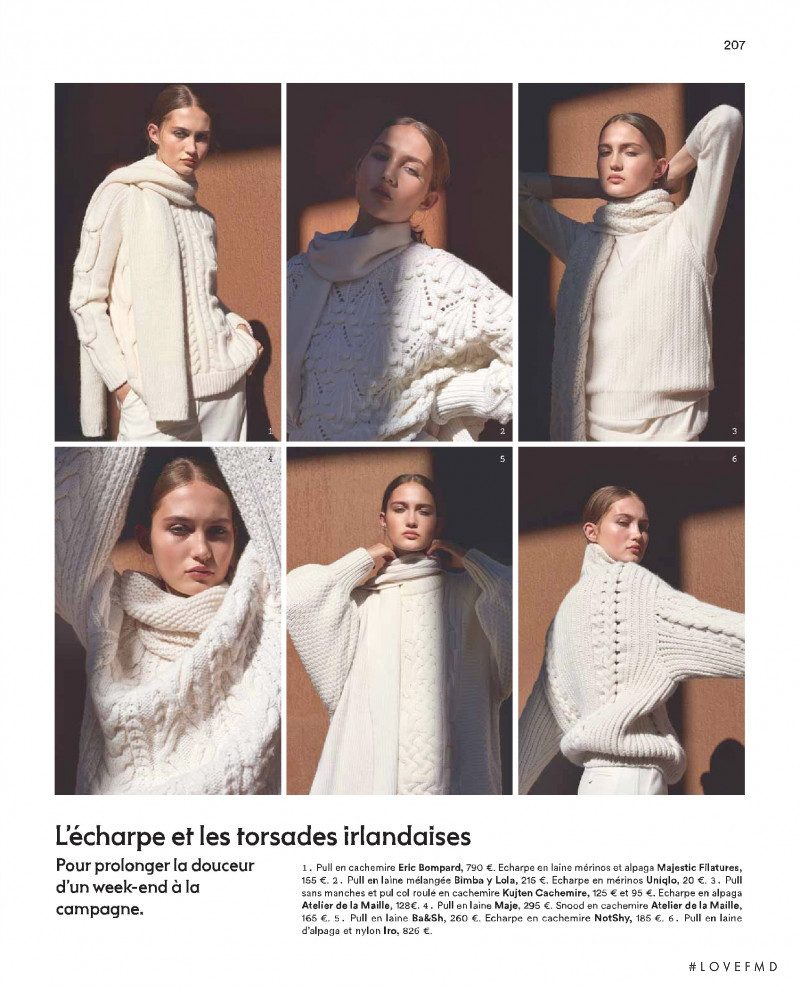 Vika Evseeva featured in Le blanc, mode d\'emploi, December 2018