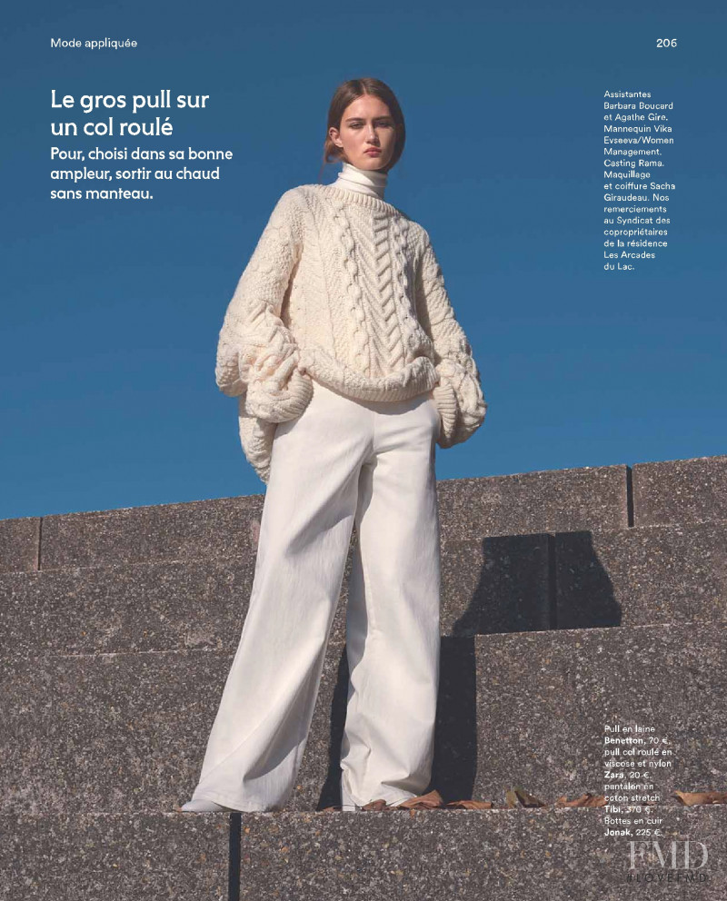 Vika Evseeva featured in Le blanc, mode d\'emploi, December 2018