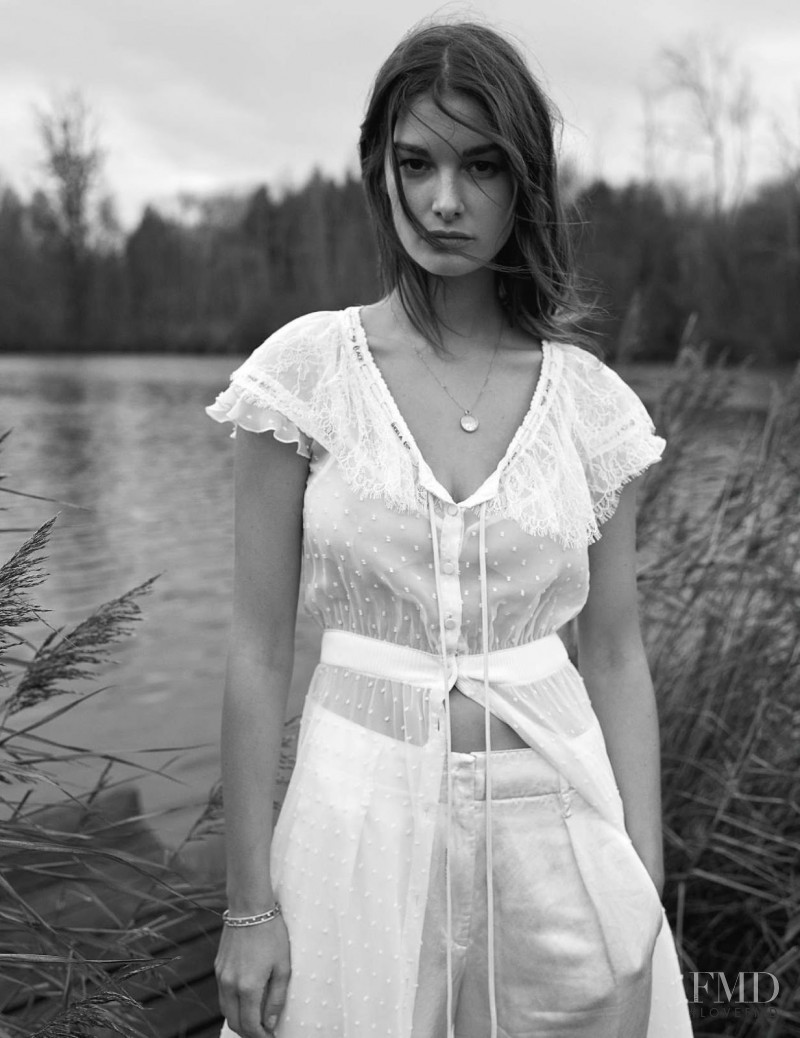 Ophélie Guillermand featured in Noces De Style, January 2019