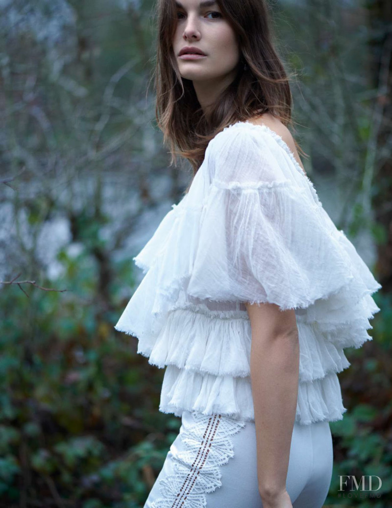 Ophélie Guillermand featured in Noces De Style, January 2019