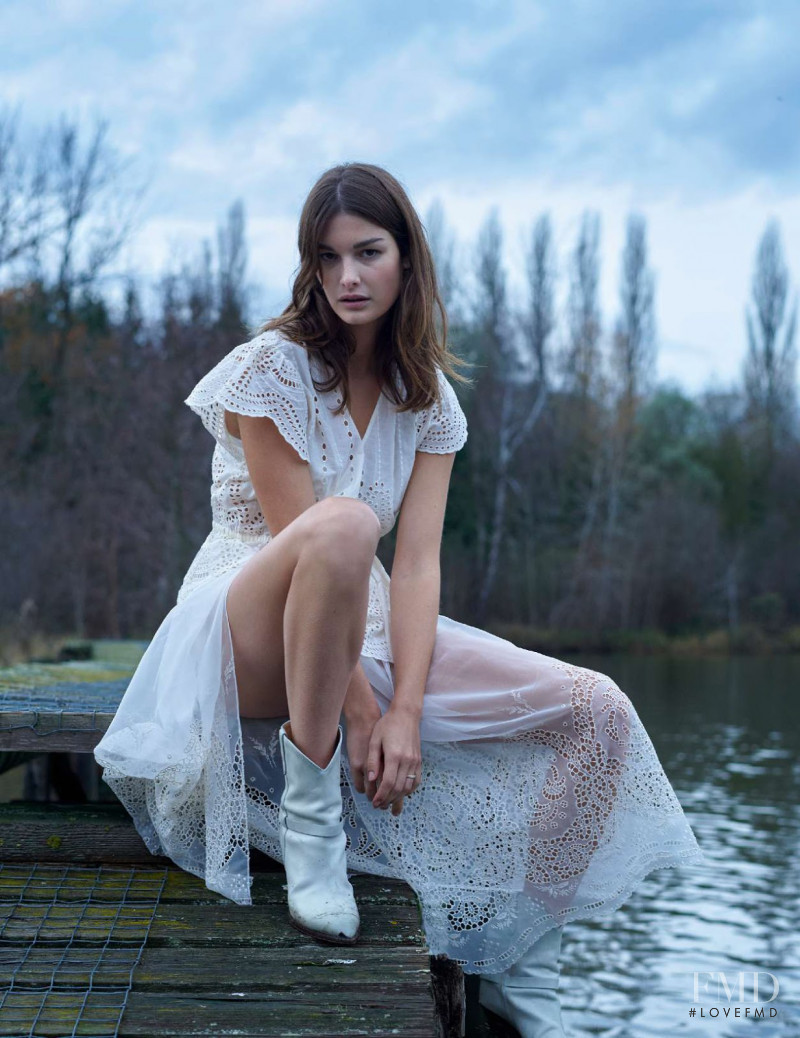 Ophélie Guillermand featured in Noces De Style, January 2019