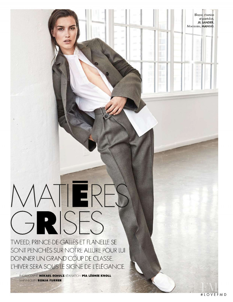 Ronja Furrer featured in Matieres Grises, December 2018