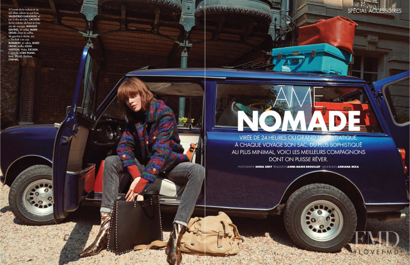 Adriana Bexa featured in Ame Nomade, September 2018
