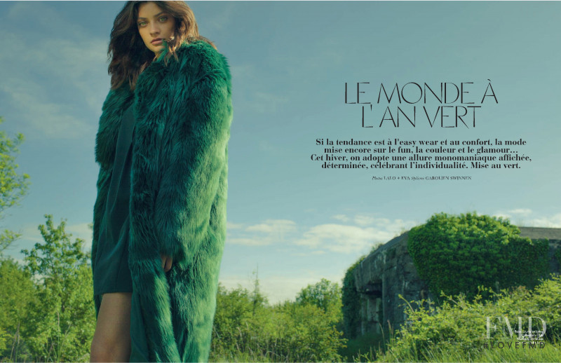 Melina Martin featured in Le Monde Á L\'An Vert, December 2018