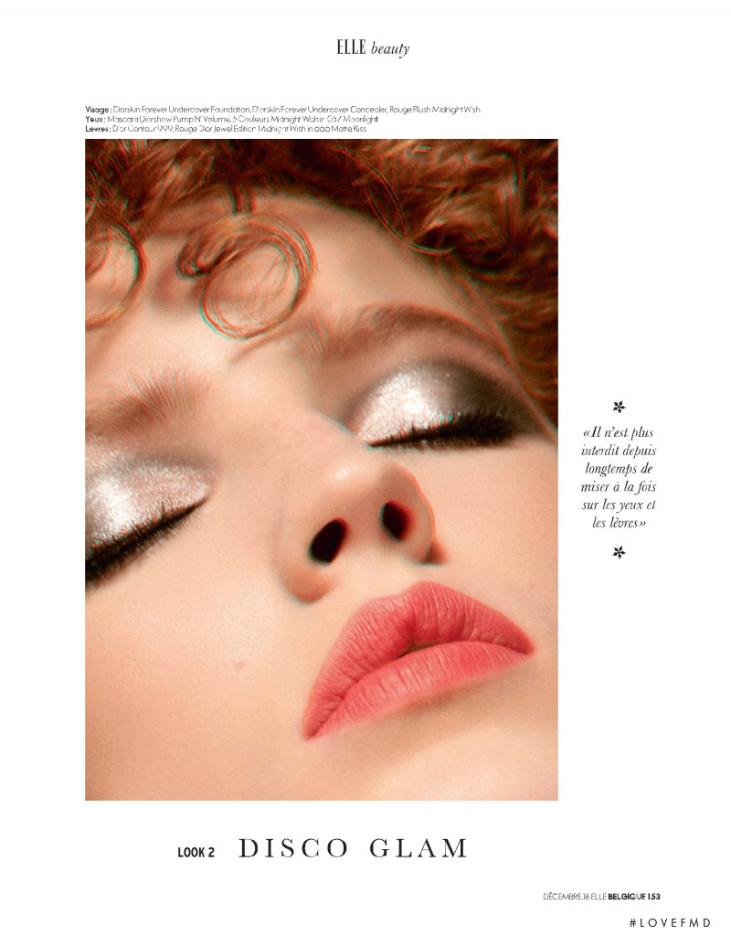 Nadine Ammeraal featured in Make-Up De Fete, December 2018