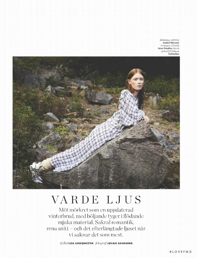 Julia Hafstrom featured in Varde Ljus, December 2018