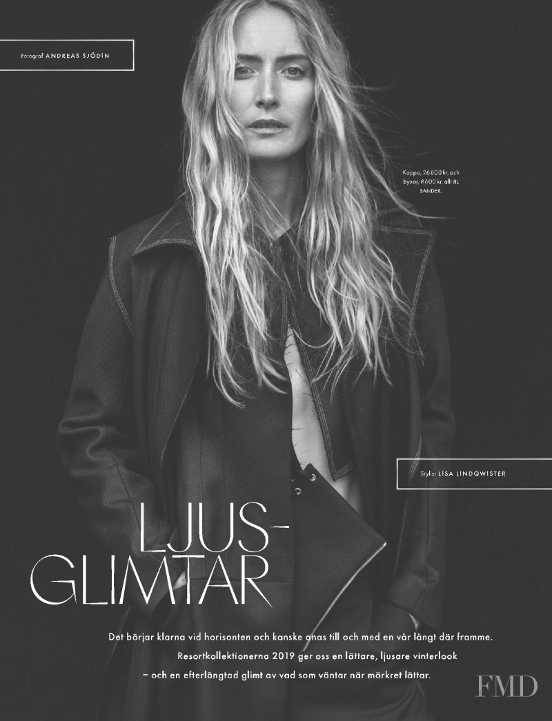 Georgina Grenville featured in Ljus-Glimtar, January 2019