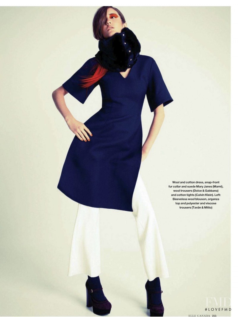 Amanda Laine featured in The New Shapes, October 2012