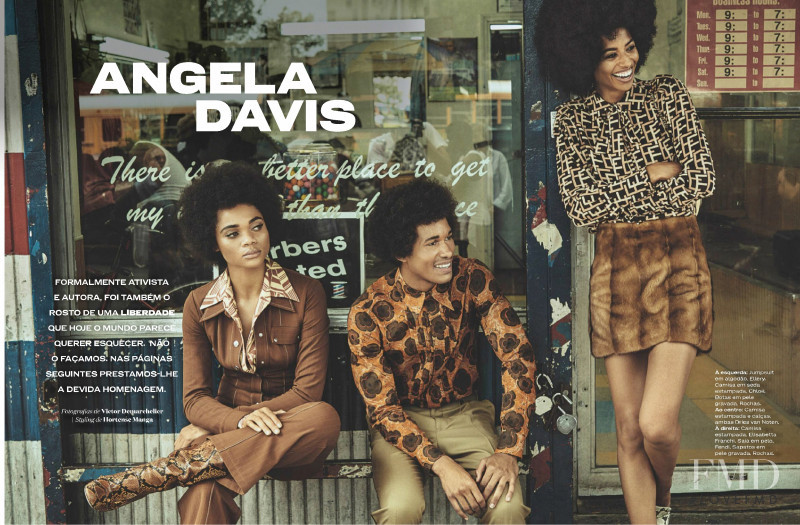 Jourdana Phillips featured in Angela Davis, January 2019