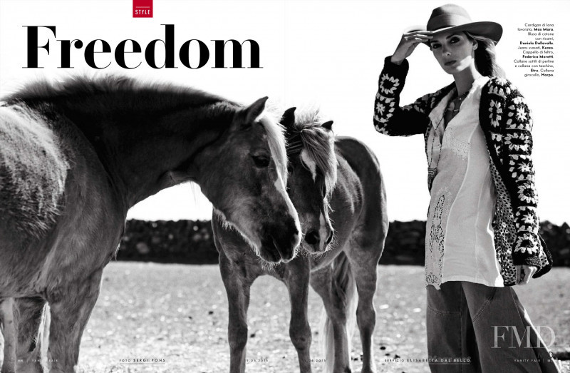 Denisa Dvorakova featured in Freedom, April 2015