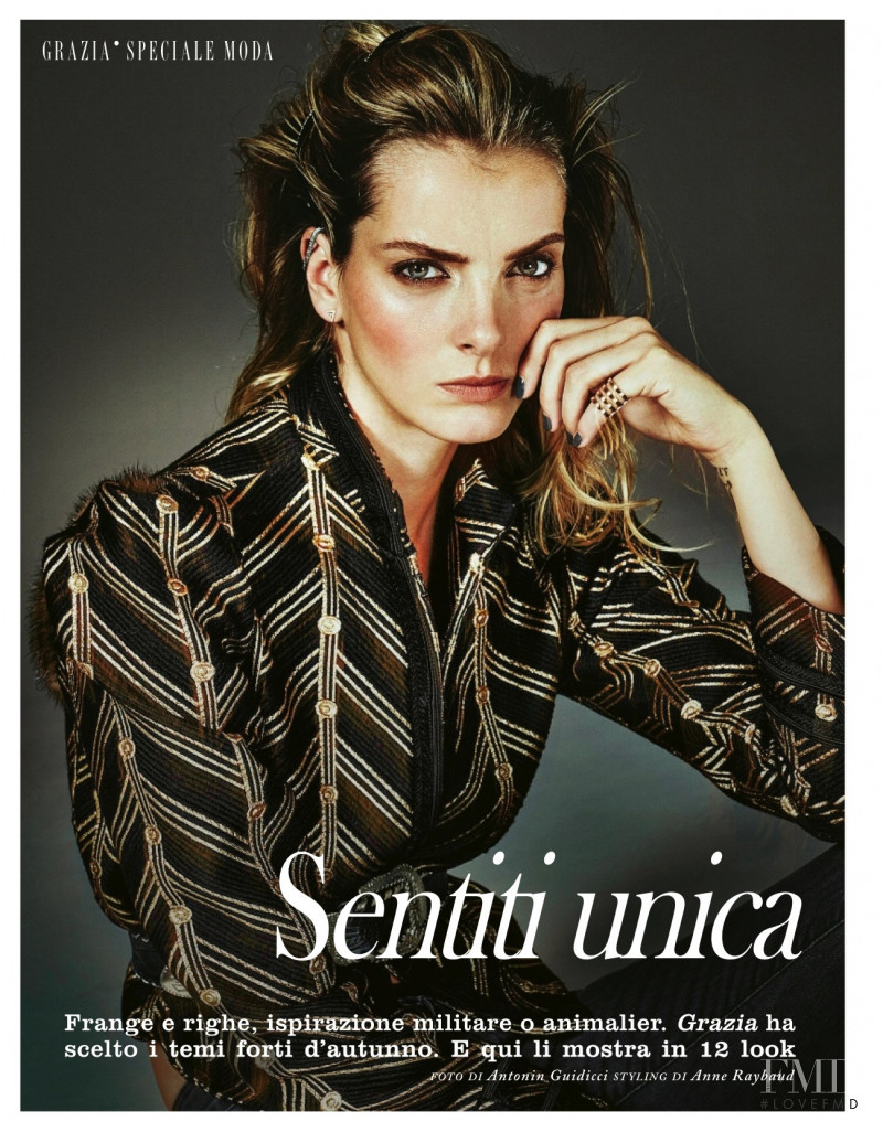 Denisa Dvorakova featured in Sentiti Unica, September 2016