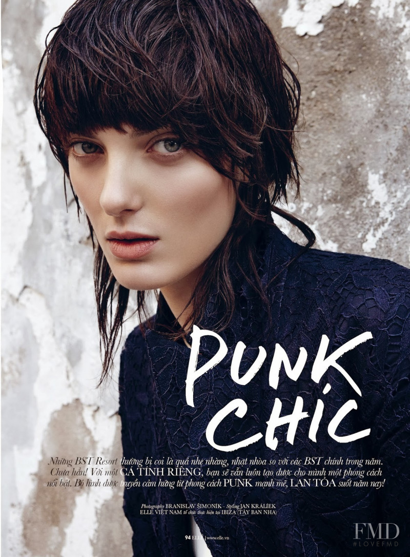 Denisa Dvorakova featured in Punk Chic, January 2014