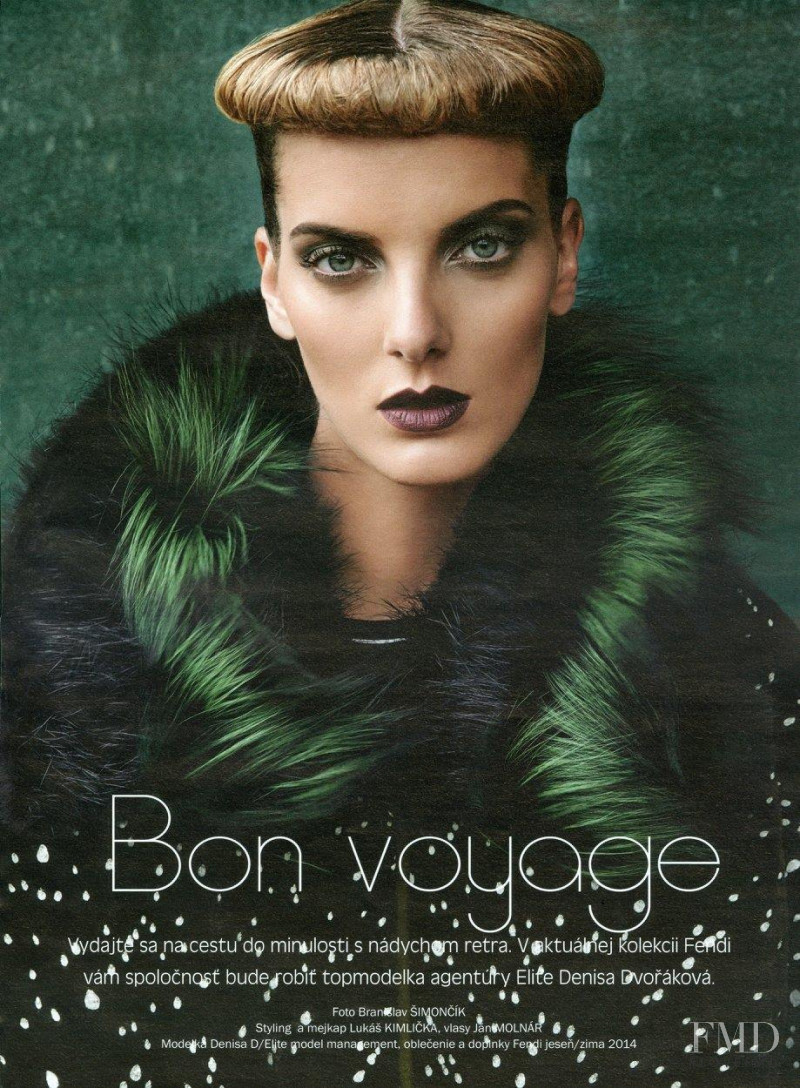 Denisa Dvorakova featured in Bon Voyage, December 2014