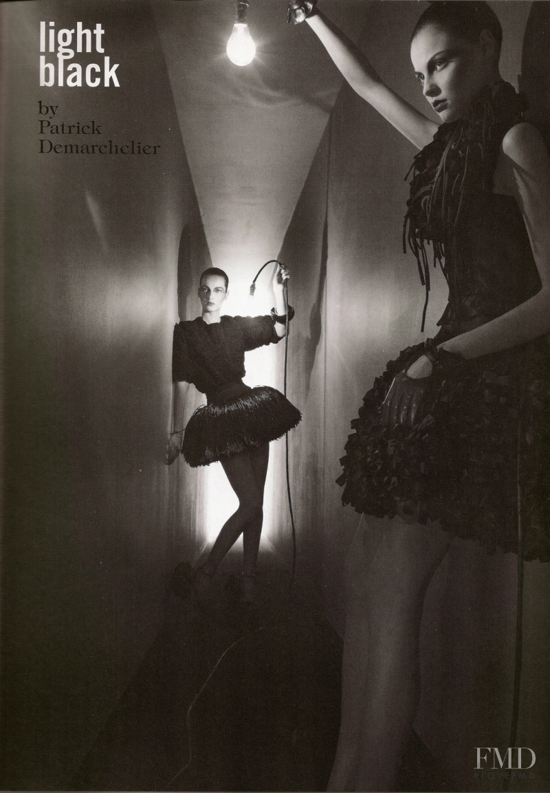 Denisa Dvorakova featured in Light black, February 2008