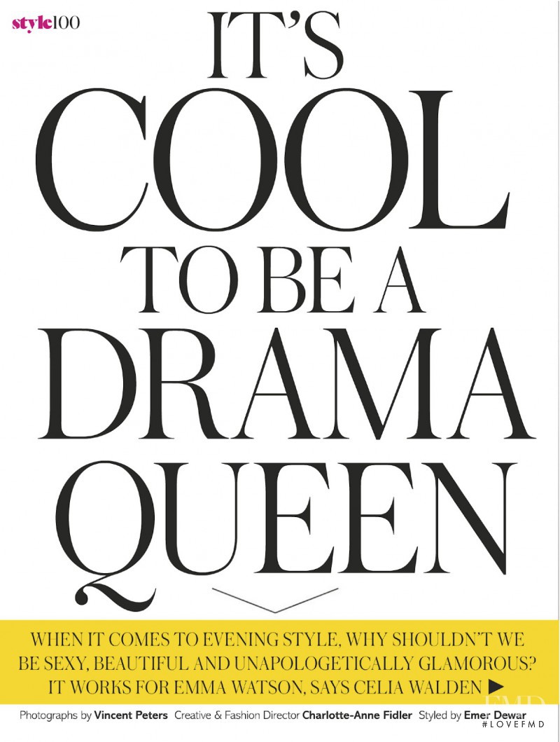 It\'s cool to be a drama queen, October 2012