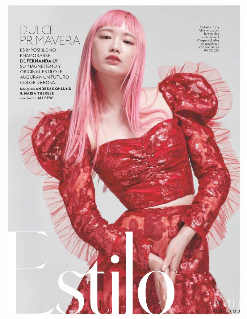 Fernanda Hin Lin Ly featured in Estil, April 2017