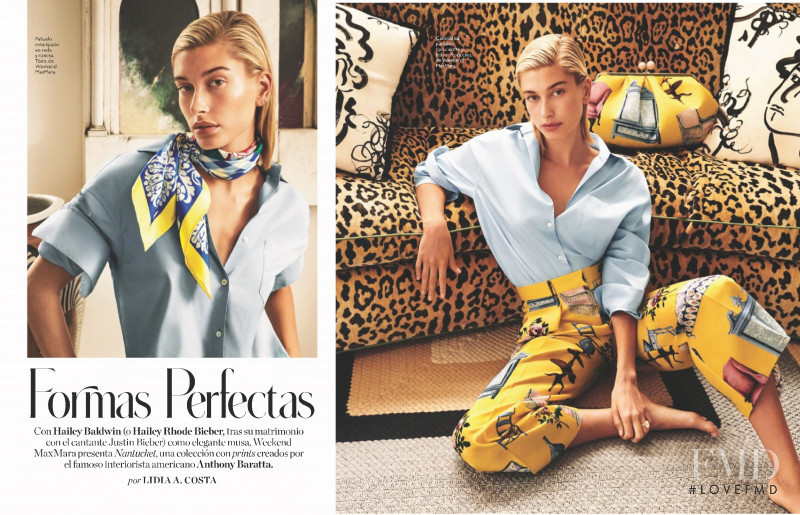 Hailey Baldwin Bieber featured in Formas Perfectas, February 2019