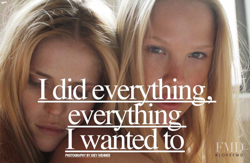 I did everything, everything I wanted to, April 2011