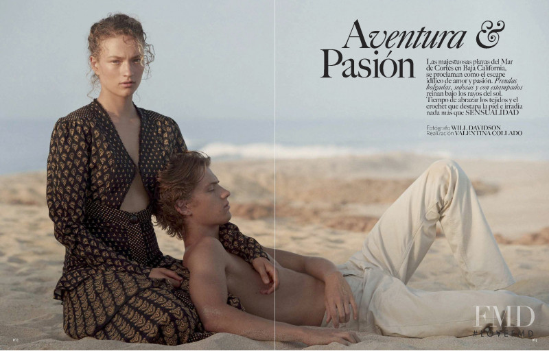 Sophia Ahrens featured in Aventura & Pasion, December 2018