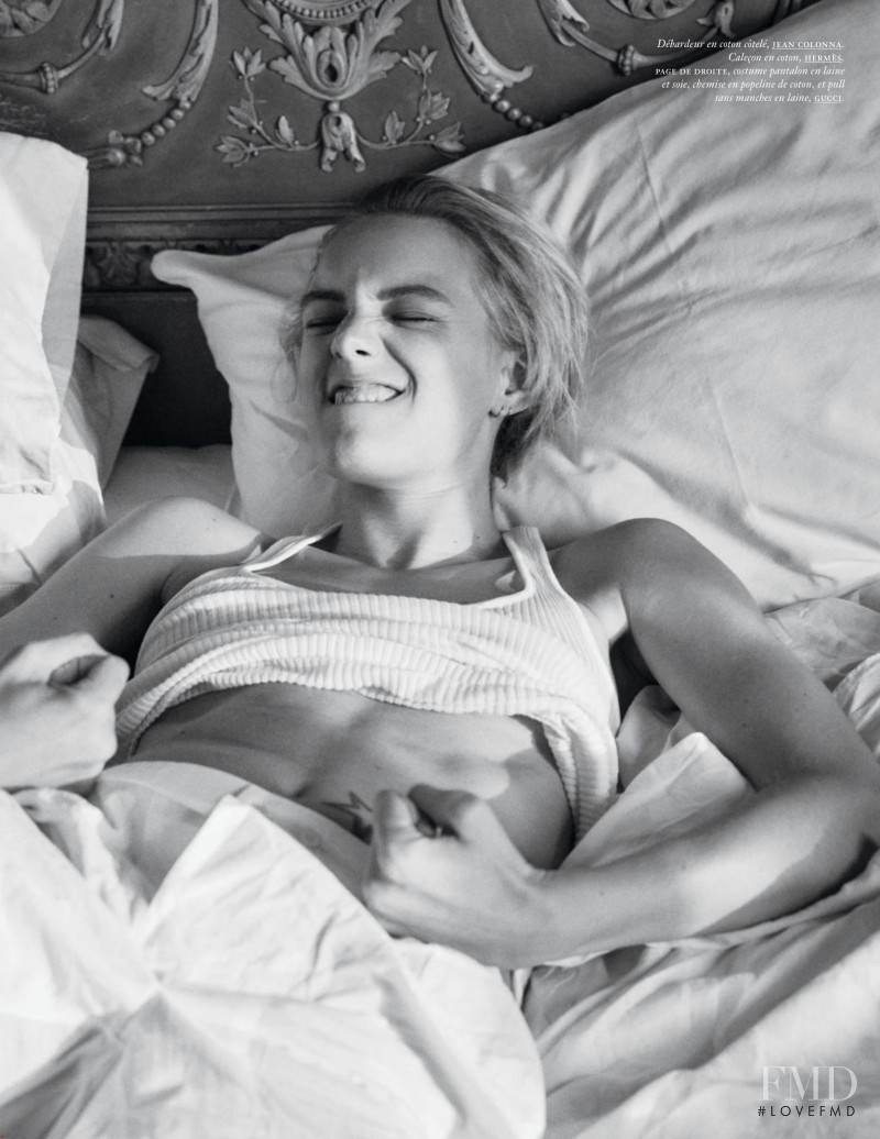 Erika Linder featured in Irrésistible, February 2019