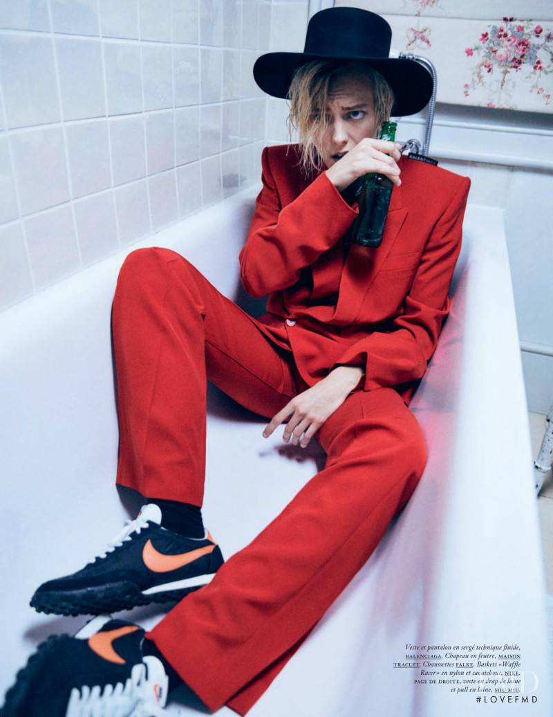 Erika Linder featured in Irrésistible, February 2019