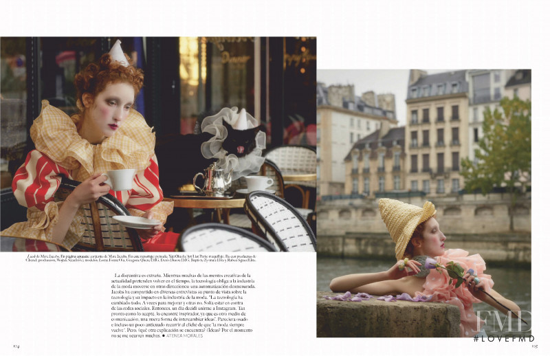 Lorna Foran featured in Marc Jacobs, February 2019