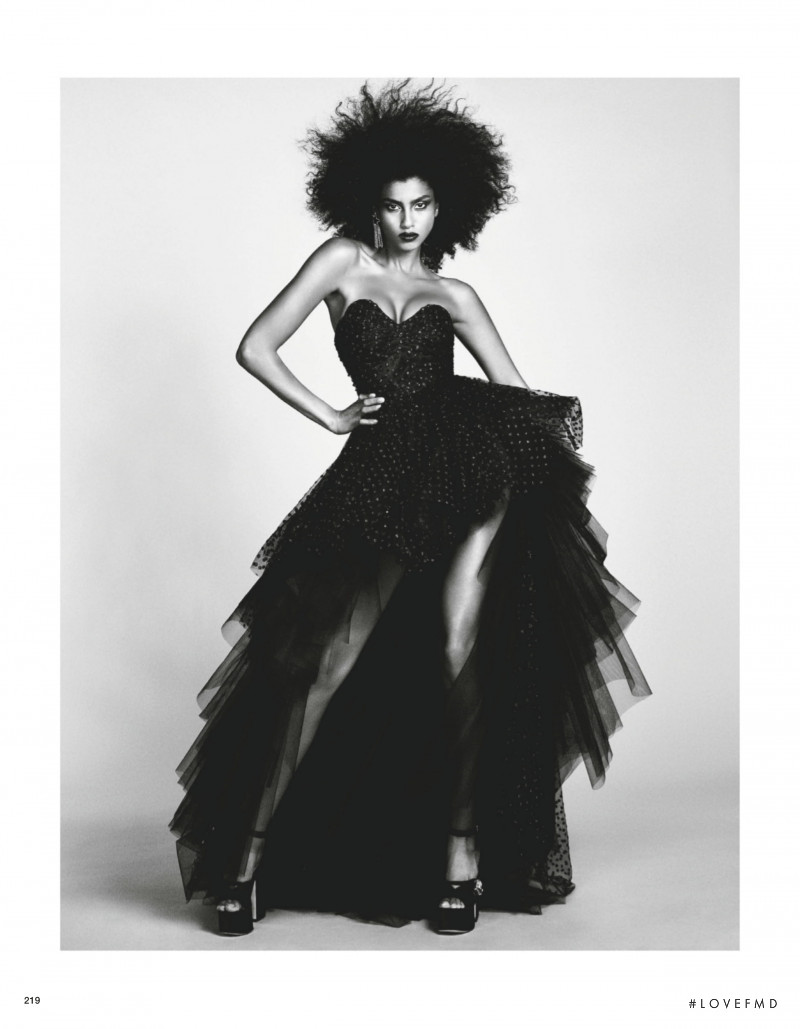 Imaan Hammam featured in Dreams of Glamour, March 2019