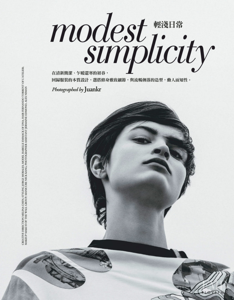 Isabella Emmack featured in Modern Simplicity, February 2019