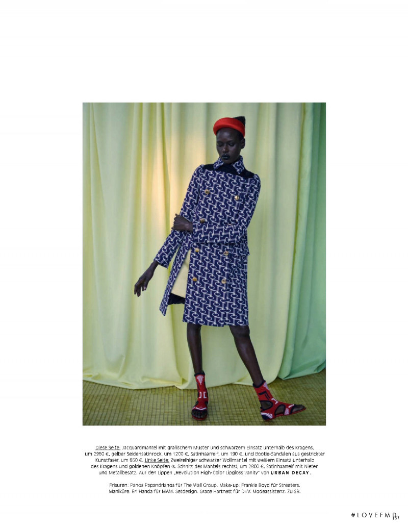 Ajak Deng featured in Athletic Grace, March 2019