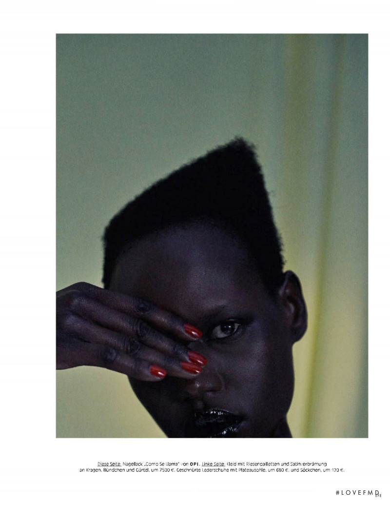 Ajak Deng featured in Athletic Grace, March 2019