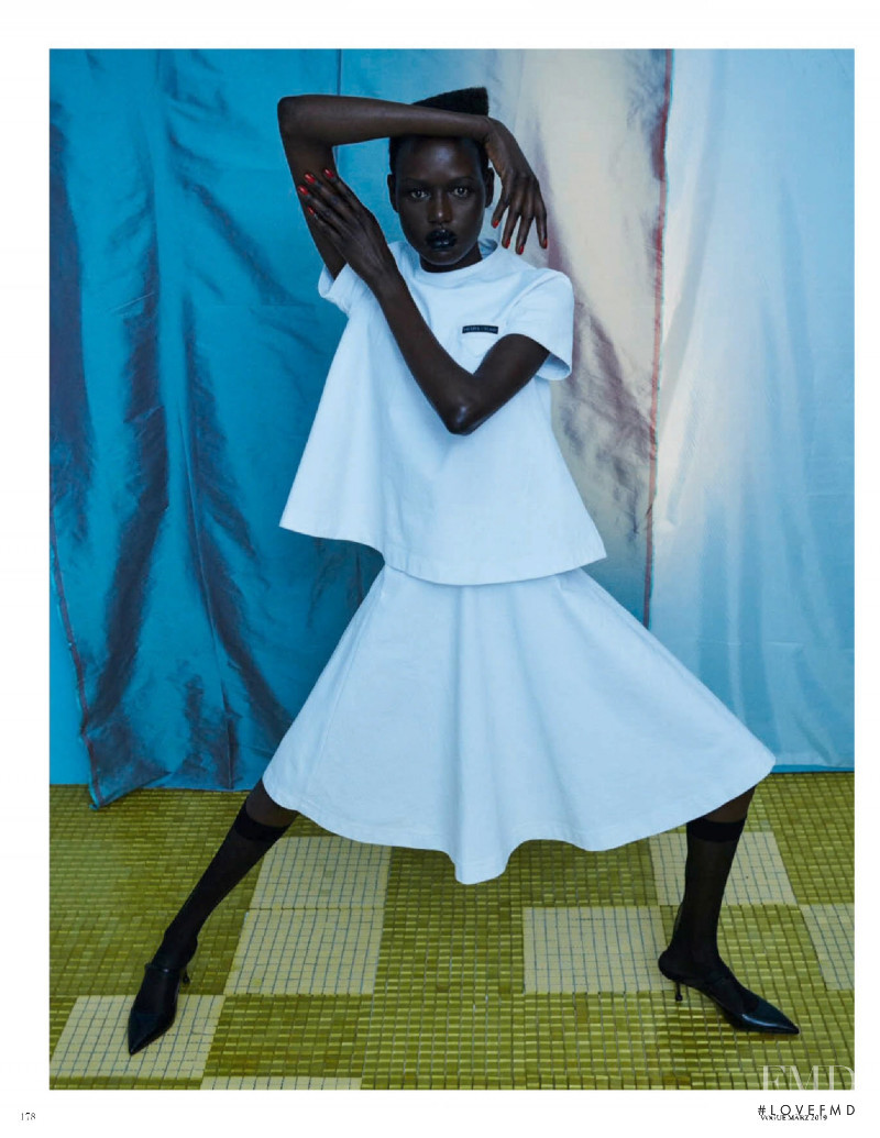 Ajak Deng featured in Athletic Grace, March 2019