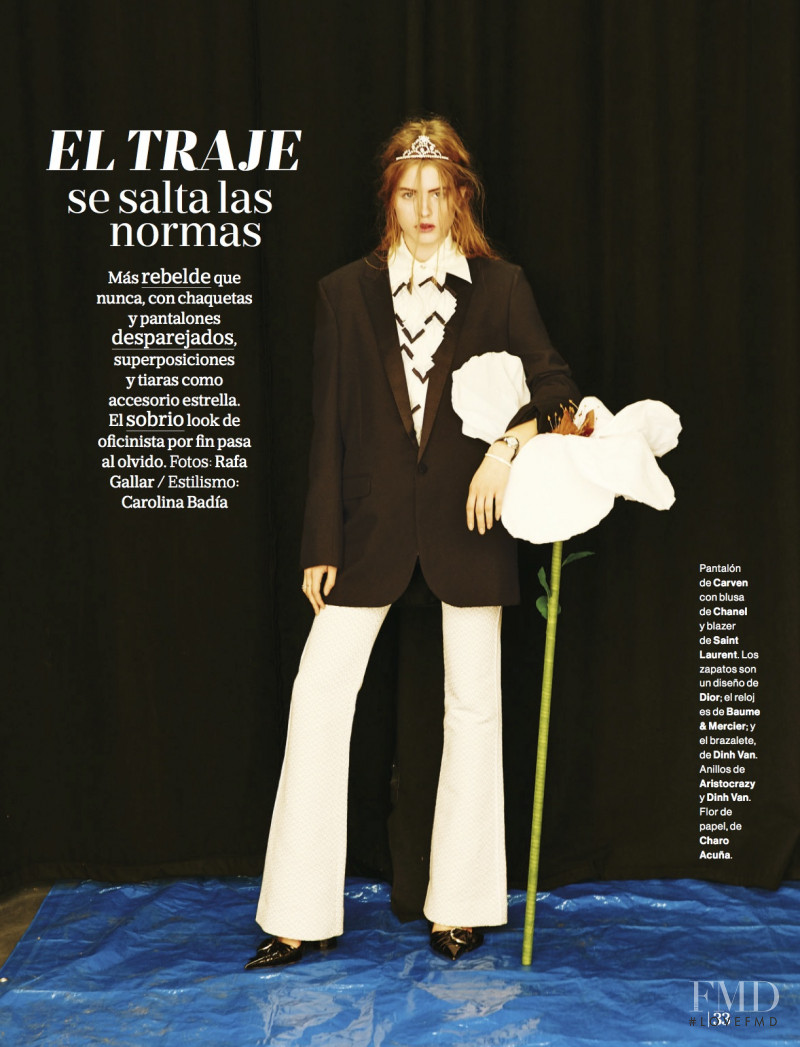 Linda Slava featured in El Traje se salta las normas, April 2016