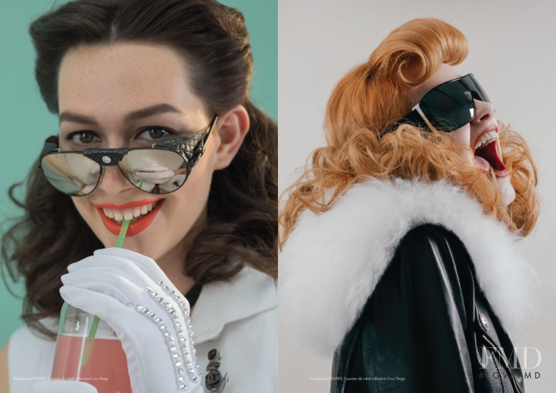 Emma Laird featured in Chanel Eyewear: My baby lives in shades of cool, March 2018