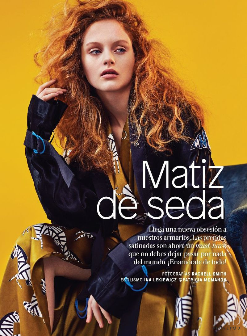 Emma Laird featured in Matiz De Seda, September 2017