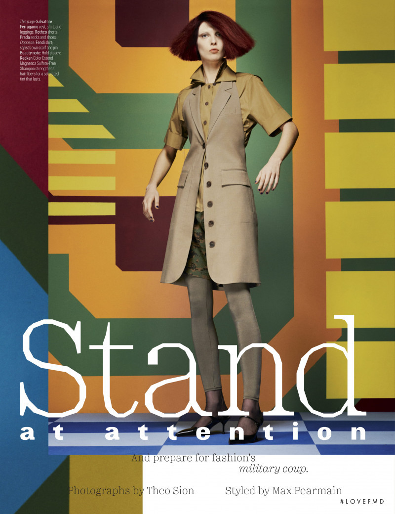 Remington Williams featured in Stand at Attention, January 2019