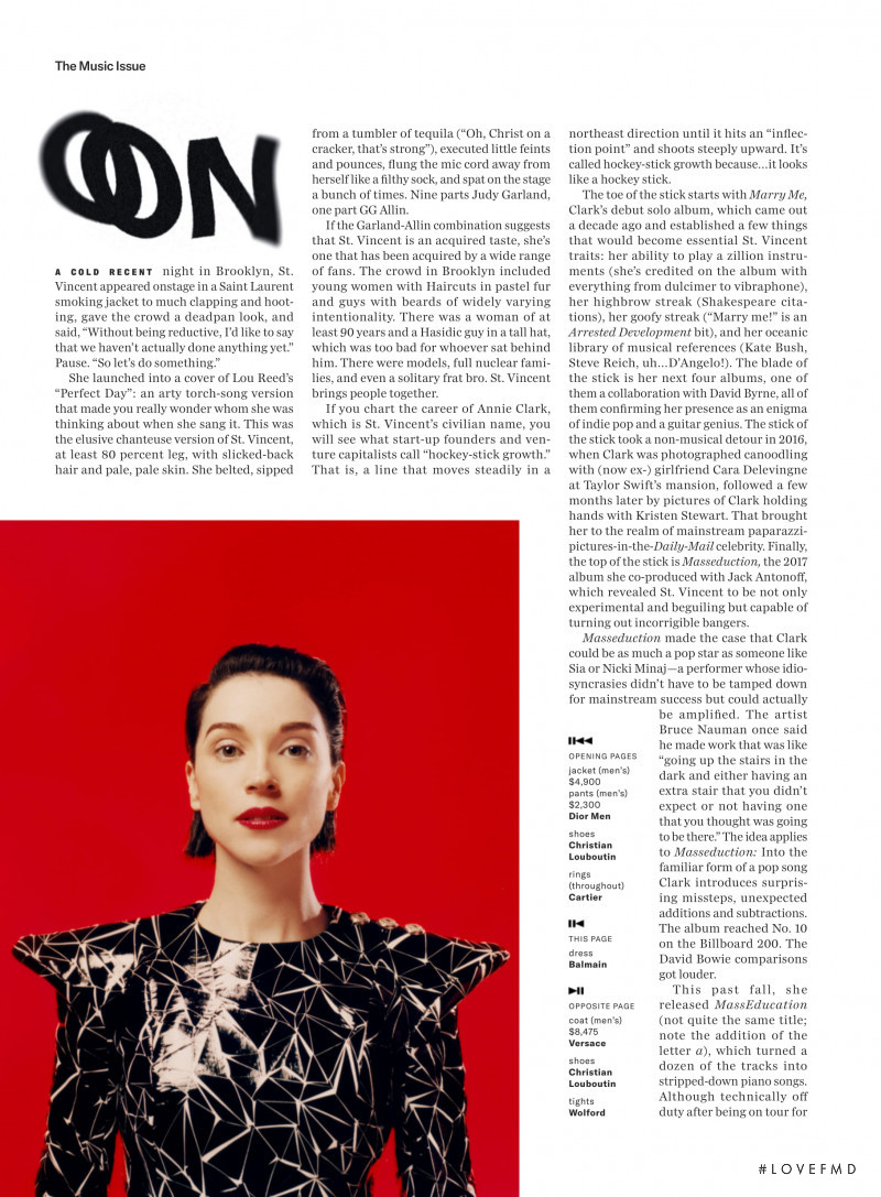 Switching Lanes with St Vincent, February 2019