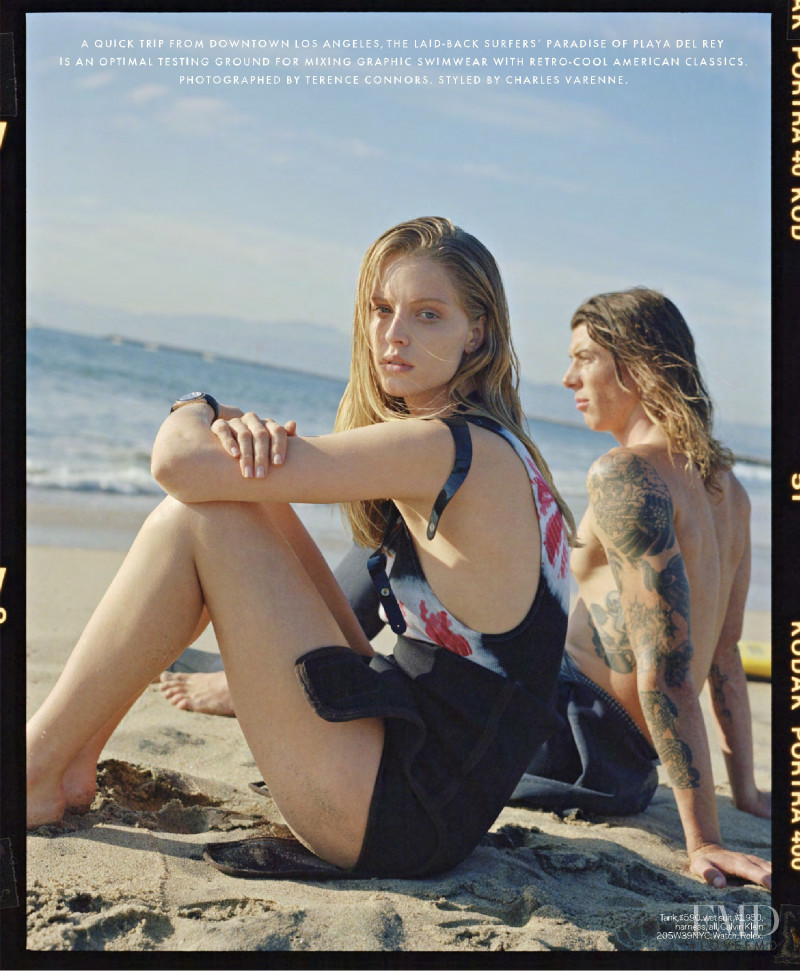 Abby Champion featured in Hang Ten, March 2019