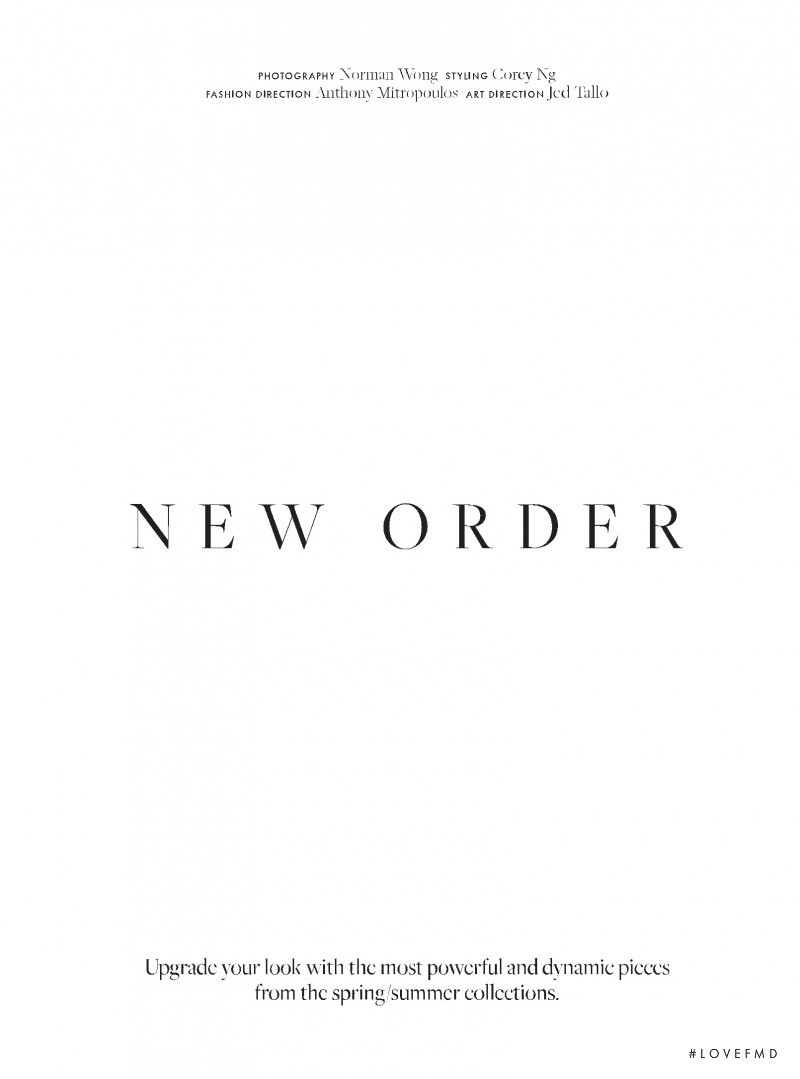 New Order, March 2019