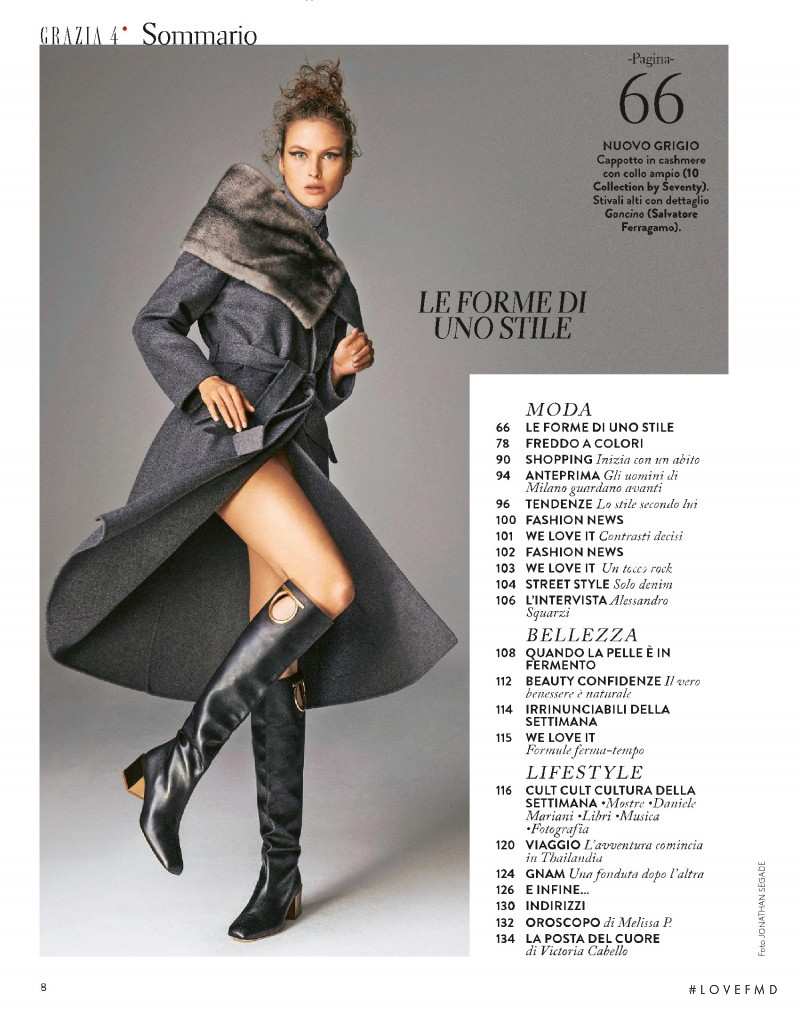 Simone Doreleijers featured in Le Forme Di Uno Stile, January 2019