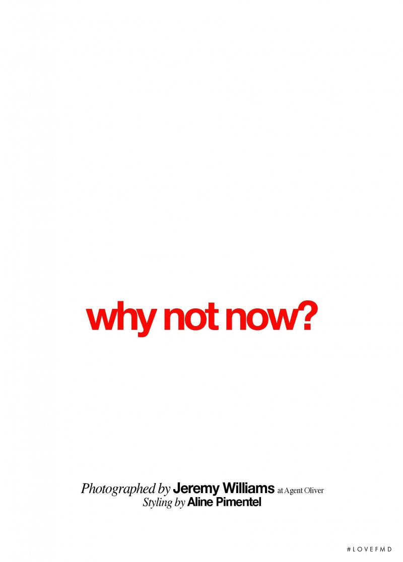 why not now?, November 2011