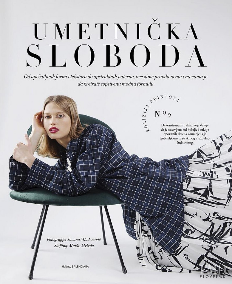 Vanja Dakovic featured in Umetnicka Sloboda, January 2019