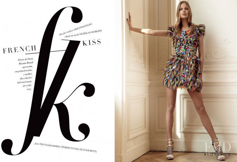 Elisabeth Erm featured in French Kiss, February 2015