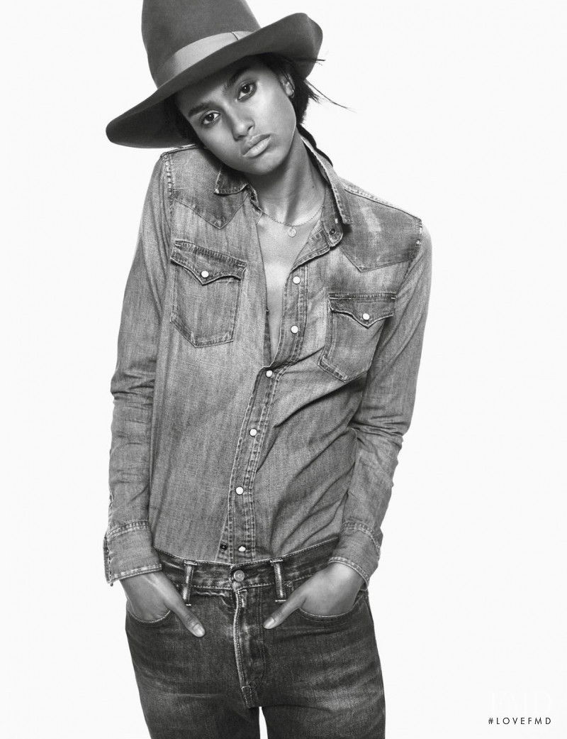 Imaan Hammam featured in Blue Jeans, March 2019