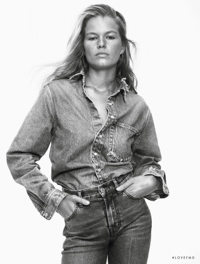 Anna Ewers featured in Blue Jeans, March 2019