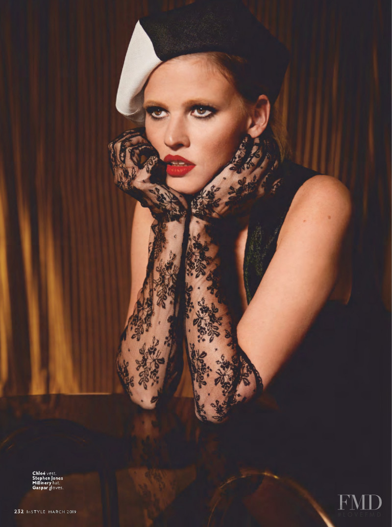 Lara Stone featured in Stone Cold Fox, March 2019