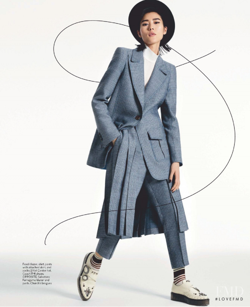 Liu Wen featured in Strong Suit, January 2019