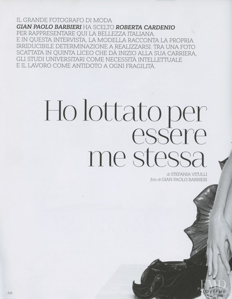 Roberta Cardenio featured in Ho Lottato Per Essere Me Stessa, September 2018