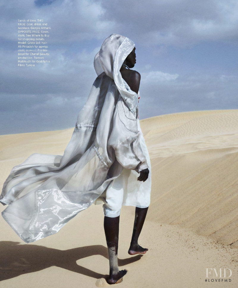 Grace Bol featured in The Future, March 2019