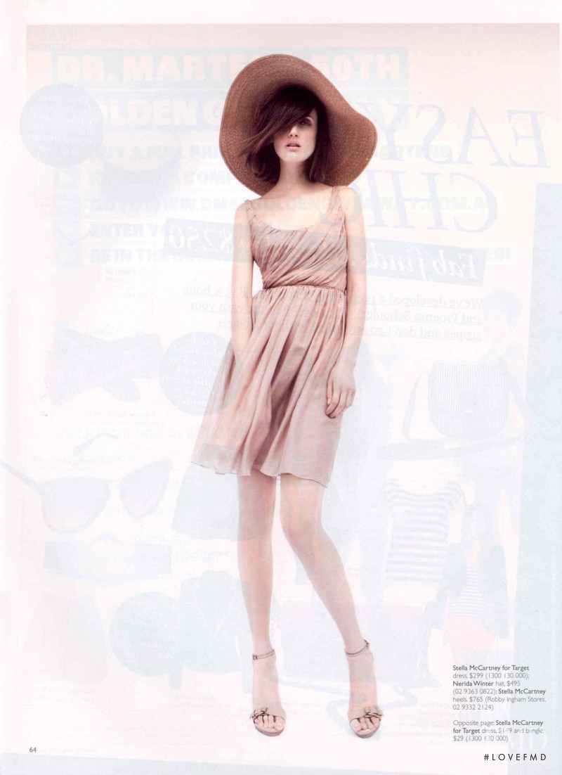 Christina Carey featured in Stella Mac Bang On Target, October 2010