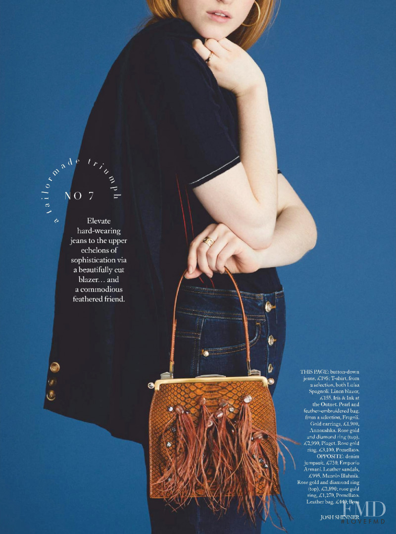 Lulu Valentine featured in The Style Guide Denim, April 2019